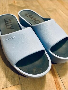 Lemon Jelly Women's blue Slide Sandals